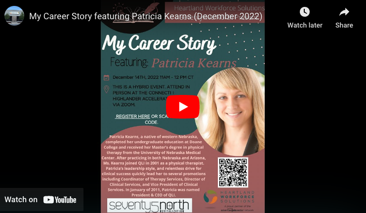 My Career Story - Patricia Kearns QLI